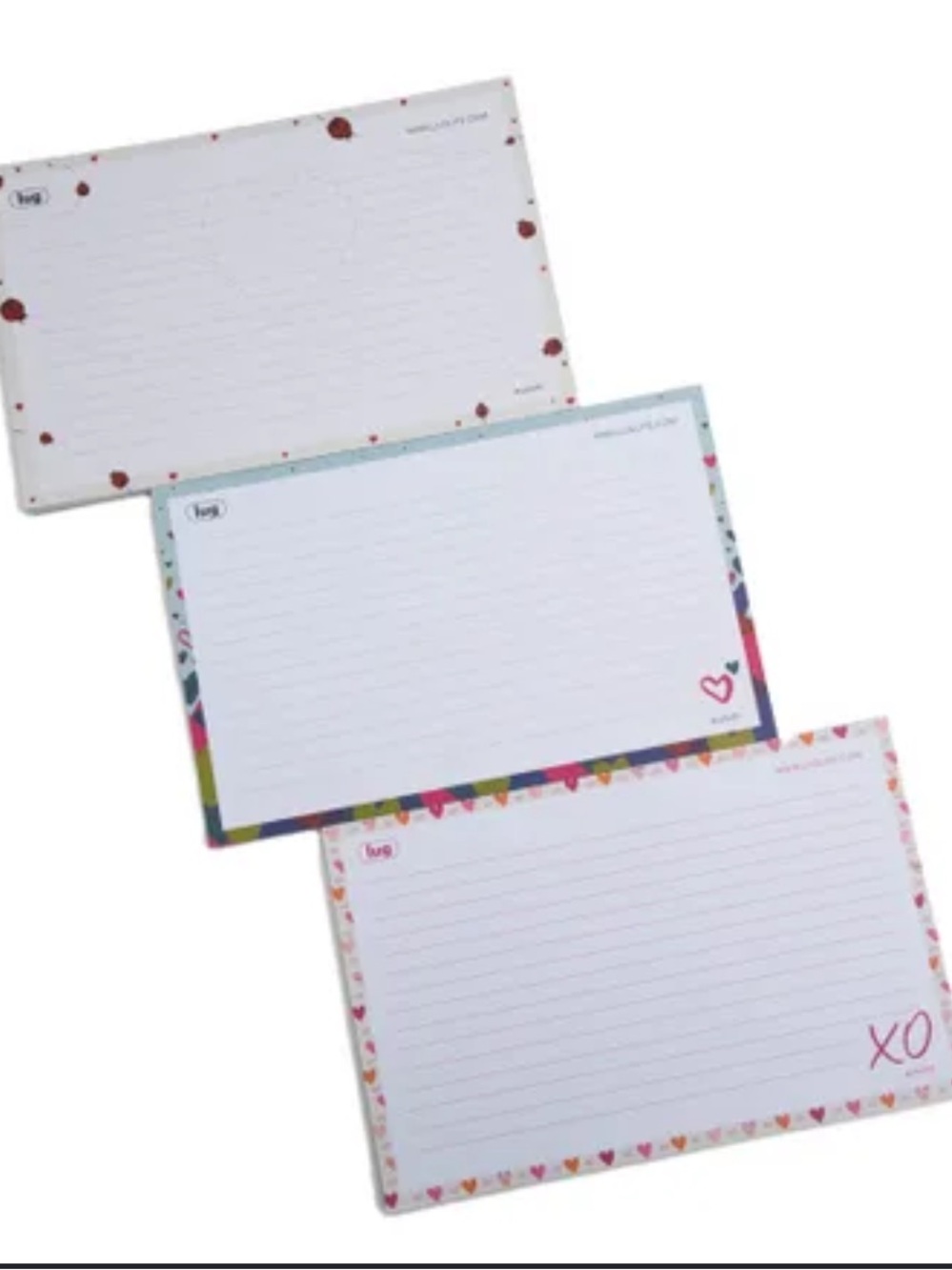 Lug Doodle Notepad 3pk - 8.5" X
5.5"- Lug Love Collection
